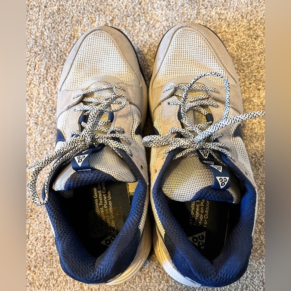 Mens Nike ACG Lowcate Wolf Grey and Navy Size 9.5 - Picture 11 of 13